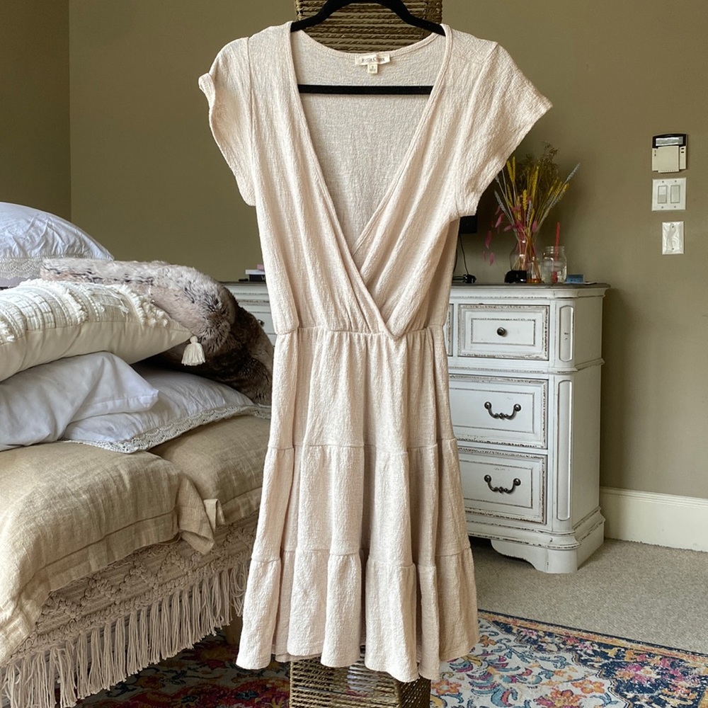 Cream Mini Dress